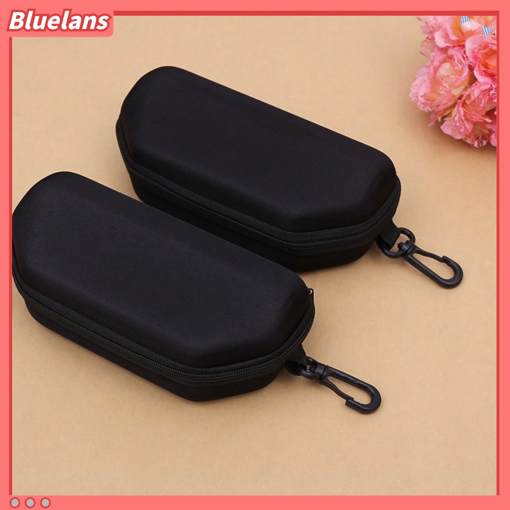 Bluelans Portable Crush Resistant Sun Glasses Spectacles Case Zipper Storage Box Holder