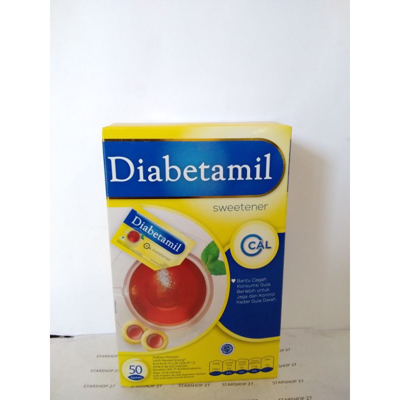 

Diabetamil isi 50 sachet