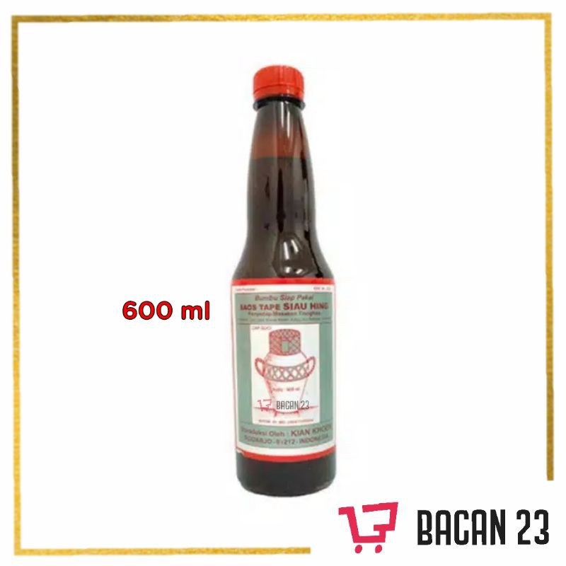 

Saos Tape Siau Hing Ciu Merah Cap Guci Gentong (600ml) / Arak Masak / Bacan23 - Bacan 23