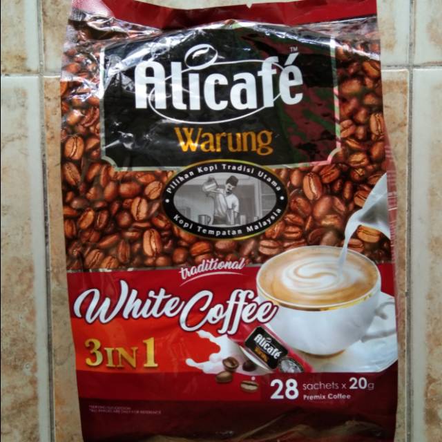 

Alicafe warung 3 in 1- kopi putih tradisional