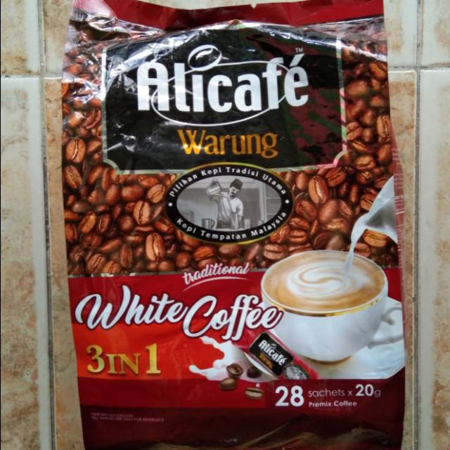 Jual Alicafe Warung 3 In 1 Kopi Putih Tradisional Shopee Indonesia 5865