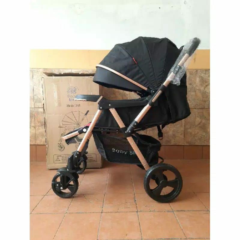[TERMURAH CARGO JTR] Stroller Wonfuss 511 Baby Bliss 898 S Pliko Stream R Nevada 395 R Creative Most Space Baby SB 6211 6066-1 320 KADO Bayi Anak MURAH-Wonfuss Black