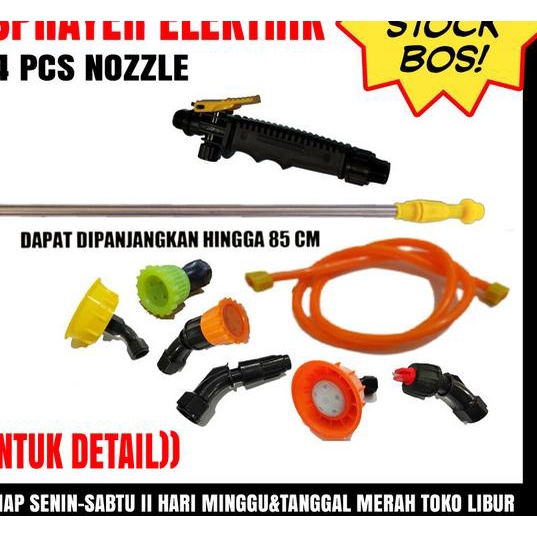 ← Sprayer / sprayer elektrik pertanian / stik sprayer elektrik lengkap ♟