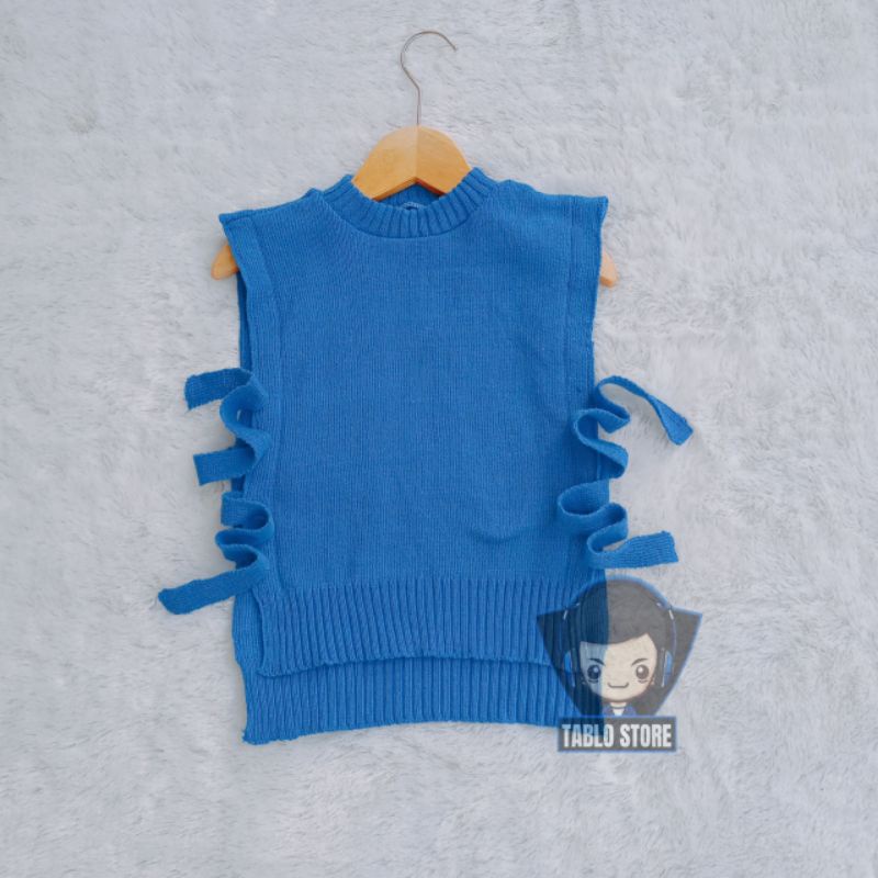 Part 3 Rompi Andin Vest Rajut Tali Usia 2-4 Tahun Rompi Anak
