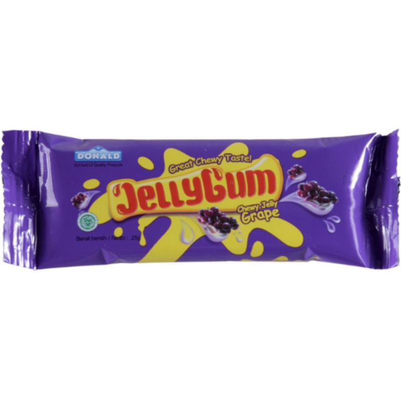 Donald Chewy JELLY GUM / JELLYGUM Mix Satuan Agar Jeli Aneka Rasa