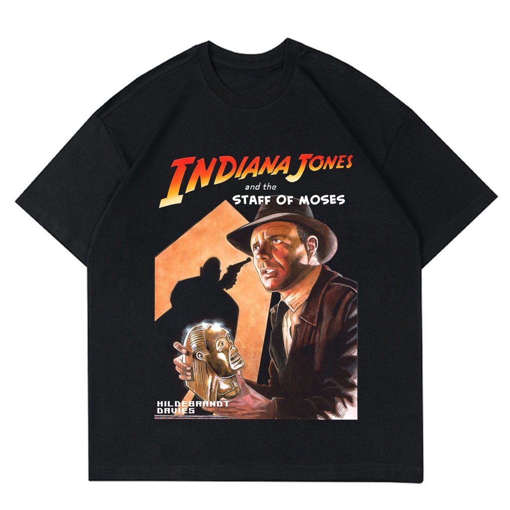 KAOS VINTAGE INDIANA JONES | T-SHIRT BAJU FILM GAME INDIANA JONES | BAJU FILM | BAJU VINTAGE