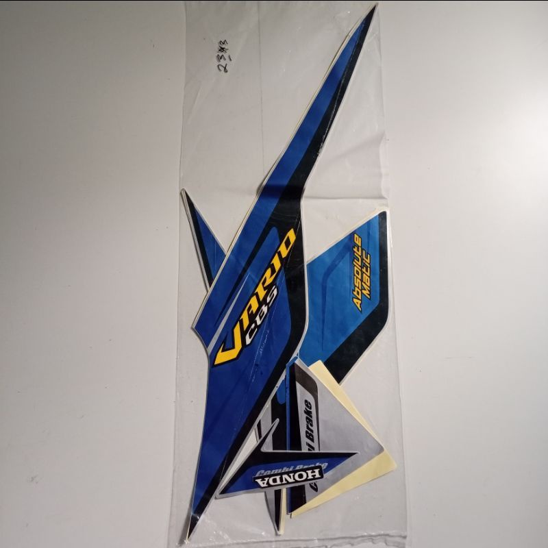 STRIPING LIST STIKER HONDA VARIO 110 CBS TAHUN 2009 2010 STIKER VARIO 110 CBS KARBU