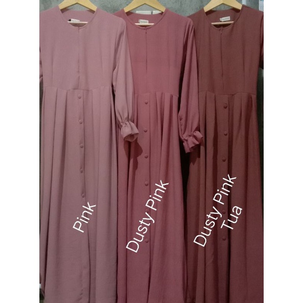 Azima Dress // Gamis terbaru Crinkle size M L XL-4