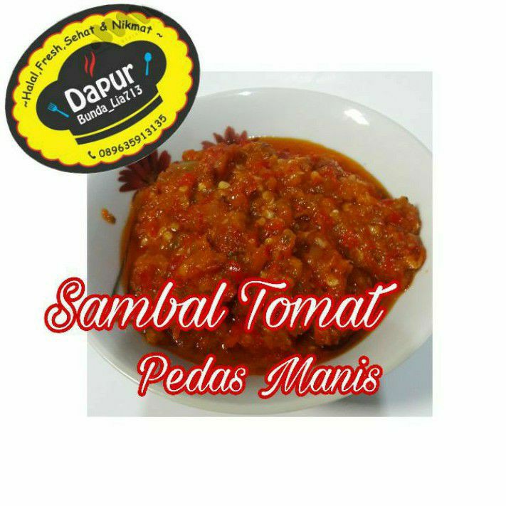 

Sambal Tomat Pedas Manis 110gr|| Masakan Rumahan Dapur Bunda Lia713