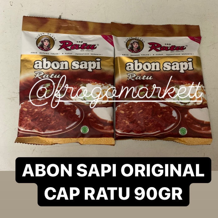 

ABON- ABON SAPI ORIGINAL CAP RATU 90GR -MAKANAN-KERING.