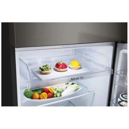 LG Lemari Es GN-B372PXGB / Kulkas 2 Pintu GNB372PXGB 410L LINEAR Cooling™ dan Smart Inverter Compressor, Smart Diagnosis™