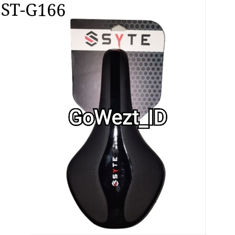 Sadel Saddle Jok Sepeda Gel MTB Fixie Lipat G166 Hitam SYTE | High Quality