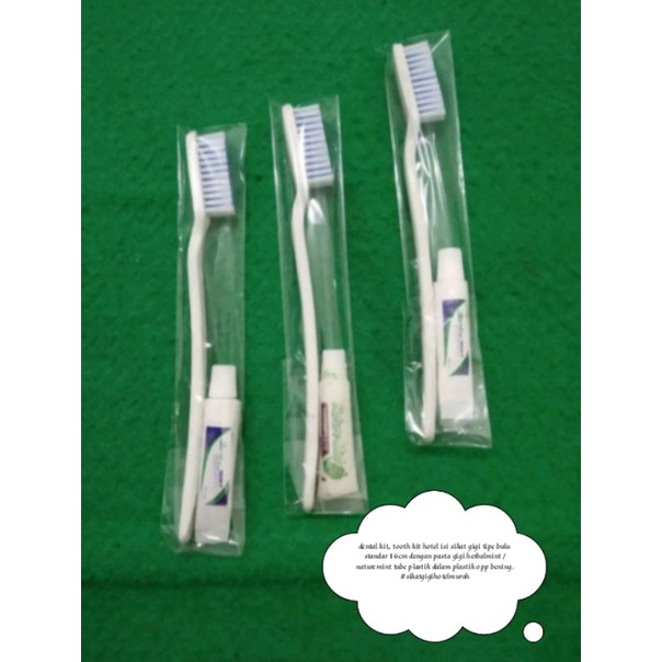Promo sikat gigi dan odol di villa/hotel
