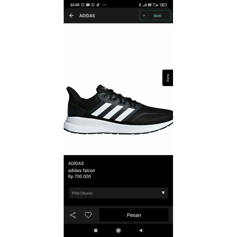 Adidas Runfalcon Original Black