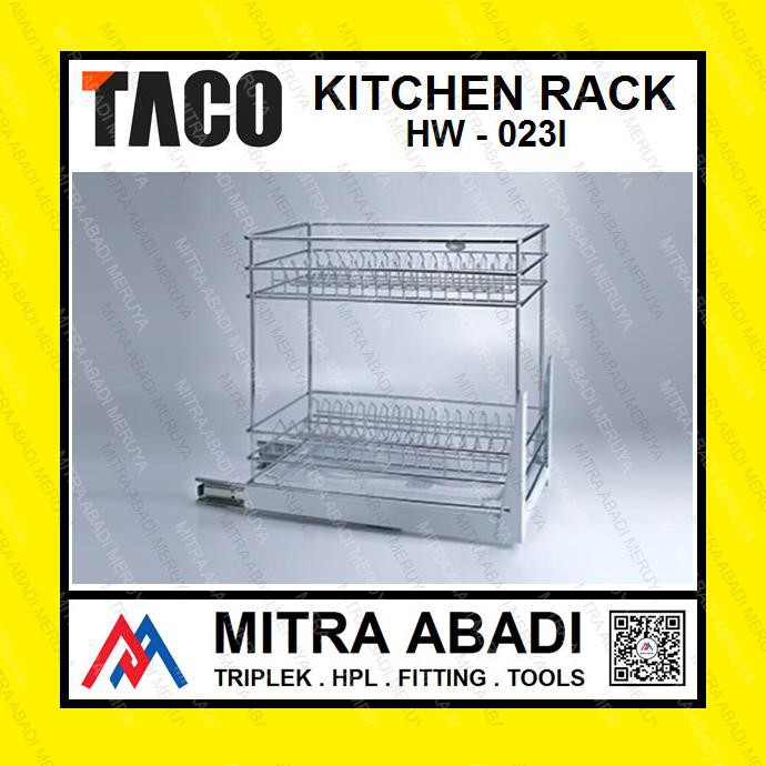 Taco Hw 023I 023 I Rak Piring Cabinet Kabinet Bawah Dapur Kitchen Rel Fiji.Suva