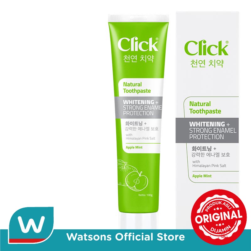 Click Natural Toothpaste Whitening + Strong Enamel Protection 100gr