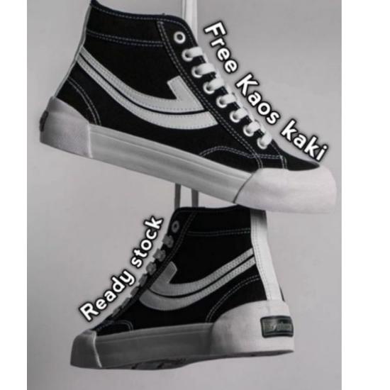 Dijamin Miring harga.. [DISKON] Sepatu Johnson Galaxy Pro Black White Original Sepatu Jonson Basic J