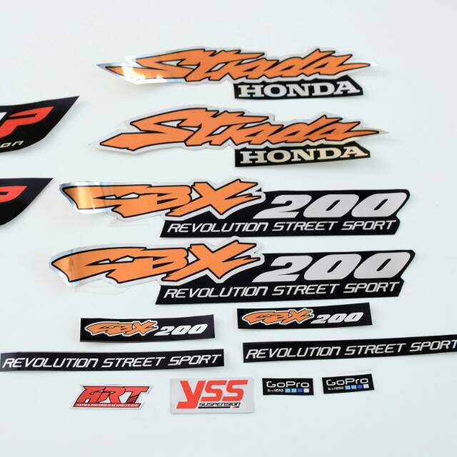 Stiker Sticker Decal Honda Strada CBX 200 Tiger Revo Tiger 2000