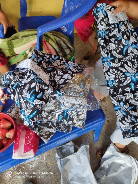 Bswart Batik Hrb026 Kenongo Hem Pendek Padi Pekalongan M L Xl Batik Pria Murah Modern Grosir