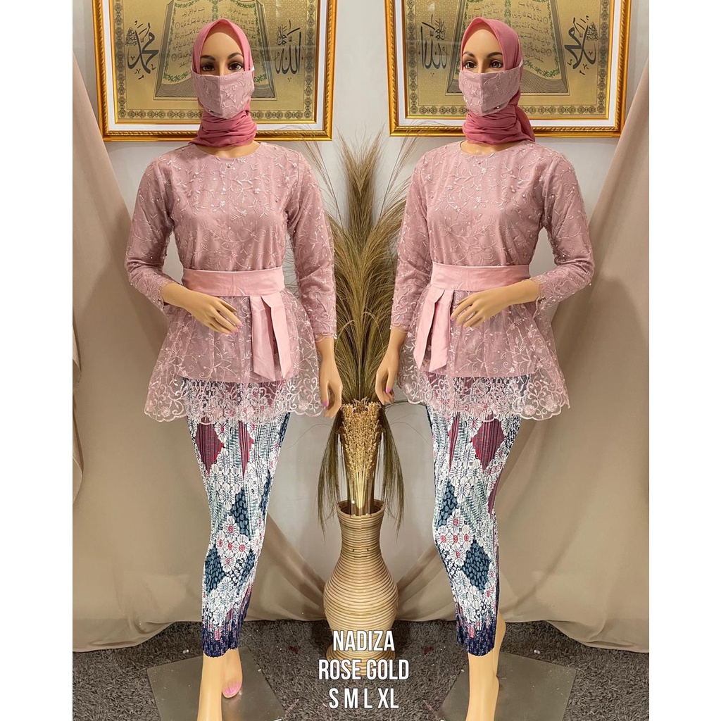 Kebaya wisuda lamaran tunangann kondangan pesta pita kekinian-ROSE GOLD