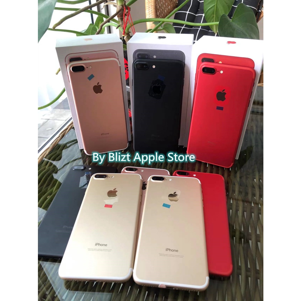 iPhone 7Plus 128GB All Sim Silent Fullset Original Second Mulus100% Like New 3utools All Green  (Garansi 1 Tahun)