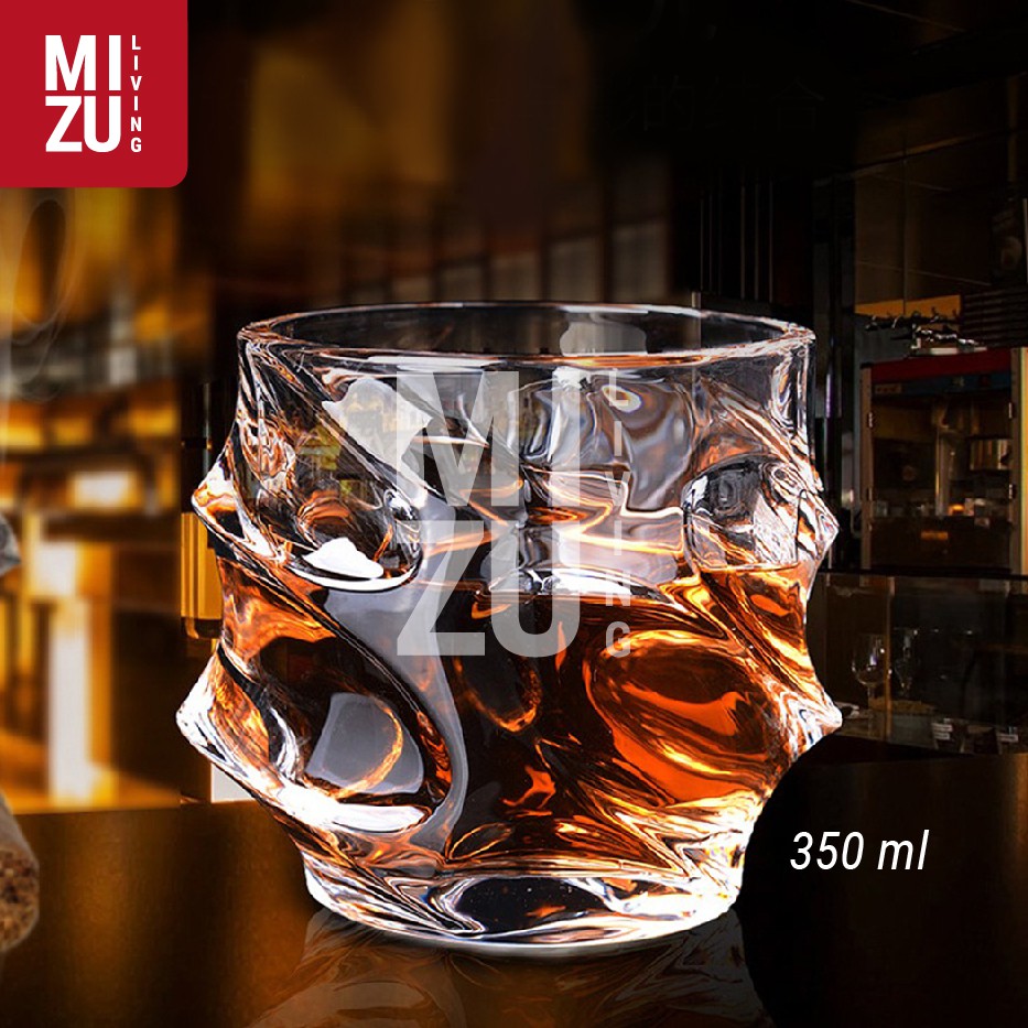 MIZU YAMAGARA Whiskey Glass Gelas Kaca Whisky On The Rocks Gelas Air Minum