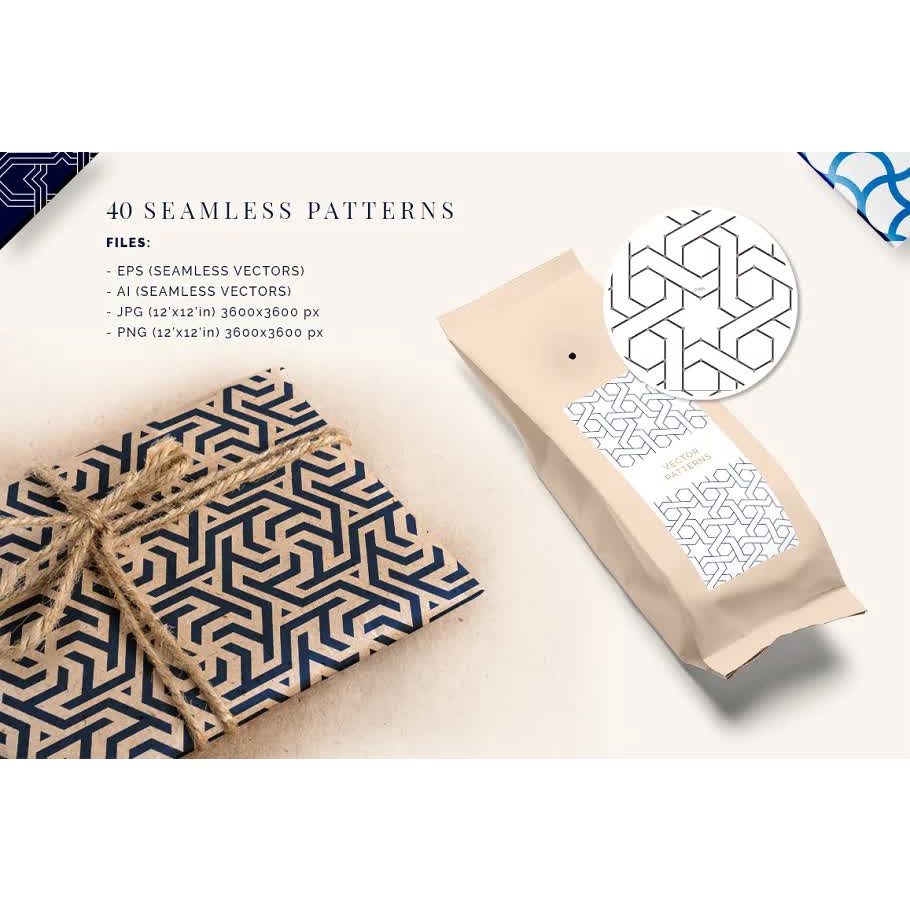 Islamic Art Vector Patterns - Vector Designs