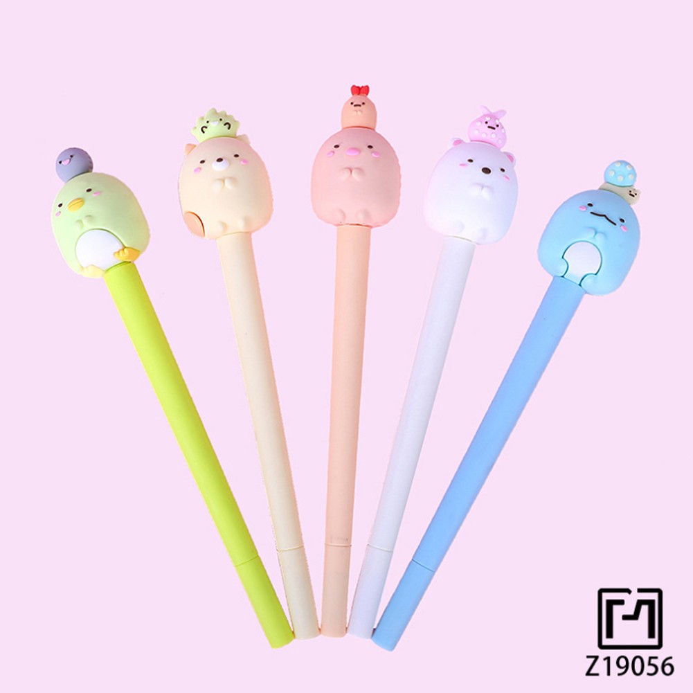 【HOT SALE】 Cute Sumikko Gurashi Gel Pen 0.5mm Creative Scrapbook Pen Stationery Gifts School Office Supply