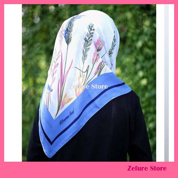 Kerudung Segiempat Mezora Scraf Motif Maldova