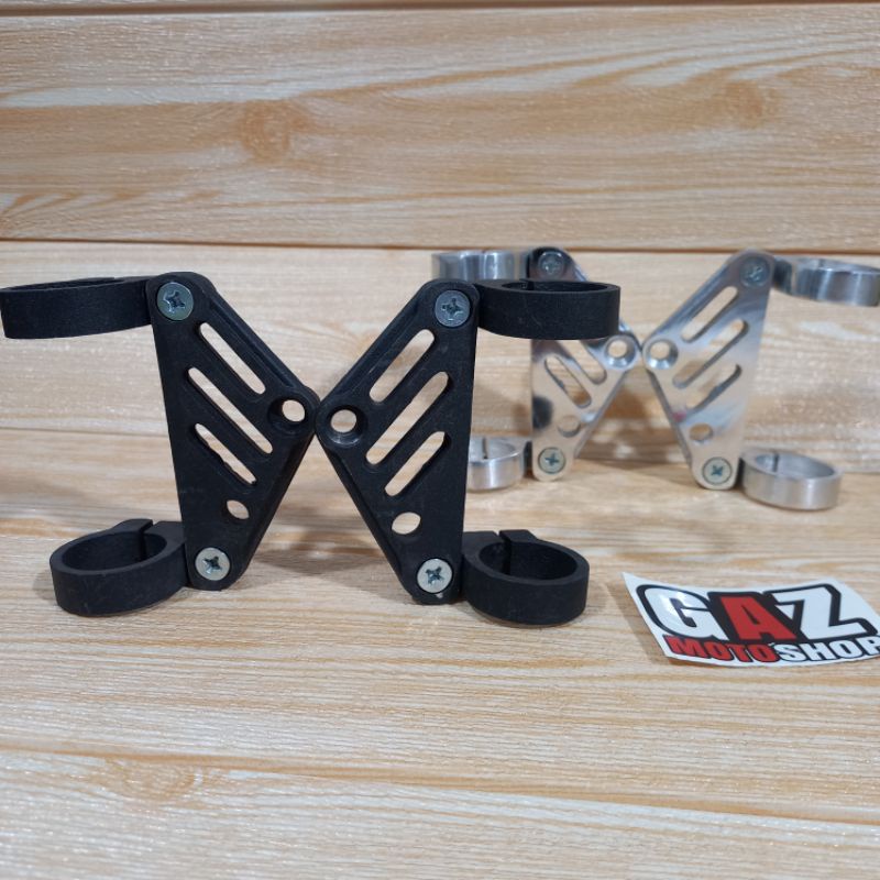 Bracket lampu pesek Uk 31 cincin braket kupingan CB GL Tiger Megapro RX King