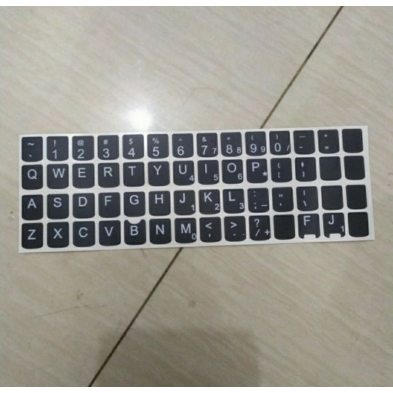 

Stiker Keyboard Laptop Thinkpad X60, X61, X200x, X201, X221, T60, T61, T400