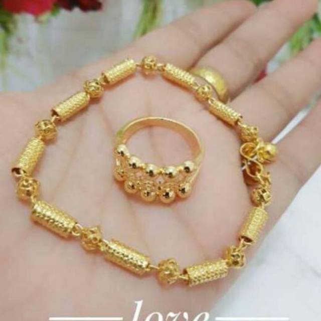 Xuping lapis emas 24k terlaris 666