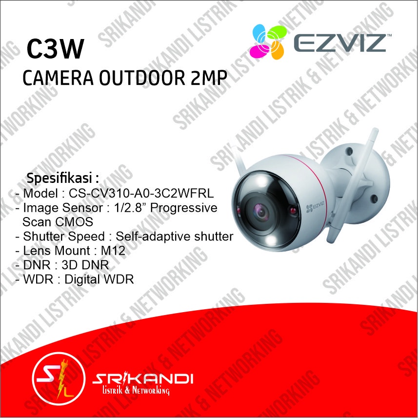 EZVIZ Husky Air C3w 1080p IP Camera CCTV WiFi