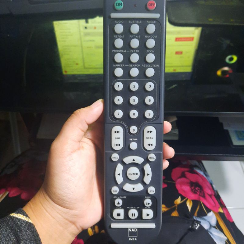 REMOTE REMOT DVD NAD 8 ORIGINAL ASLI