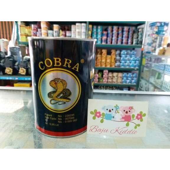 

THINNER COBRA HITAM 1 LITER (MJS) THINER CAT MINYAK KAYU PENGENCER