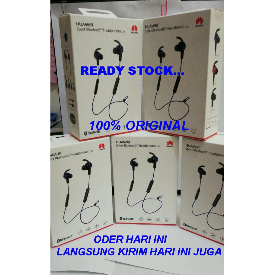READY HUAWEI SPORT BLUETOOTH HEADPHONE LITE HANDSFREE HEADSET ORIGINAL