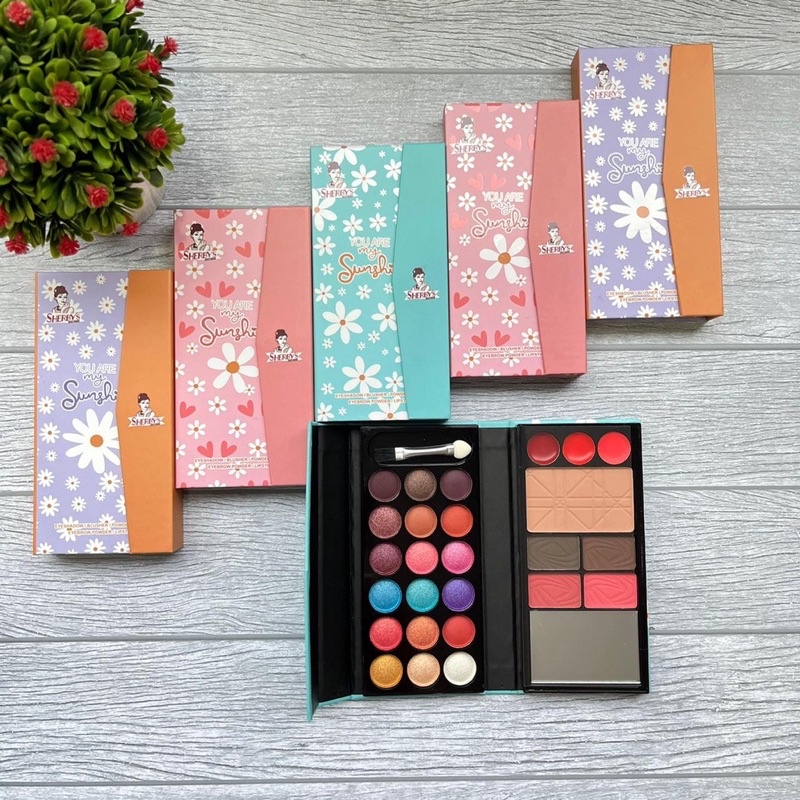 [BPOM] SHERBY Make Up Pallete Shadow bentuk Dompet Brilliant Series / kosmetik / eyeshadow