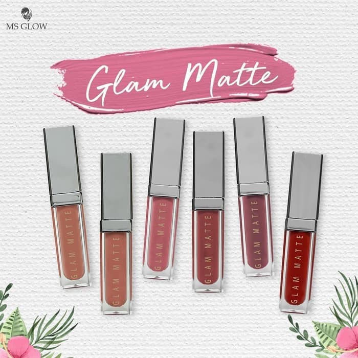 GLAM MATTE BY MS GLOW LIPSTIK TAHAN LAMA MS GLOW ORIGINAL BPOM