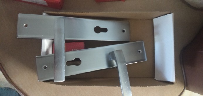 Kunci Pintu Besar Gagang Kotak Silinder Kumplit Set 25 Cm L Gagang L Handle Allegra