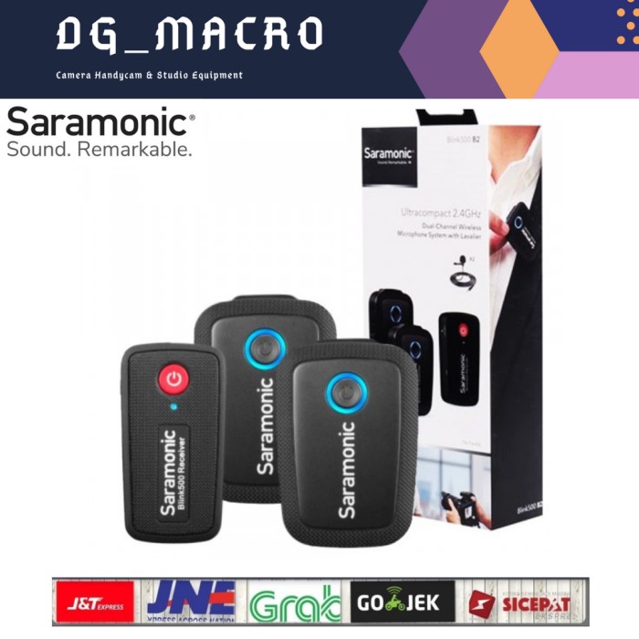 Jual Mic Wireless Saramonic Blink 500 B2 Dual-channel Omni Lavalier ...