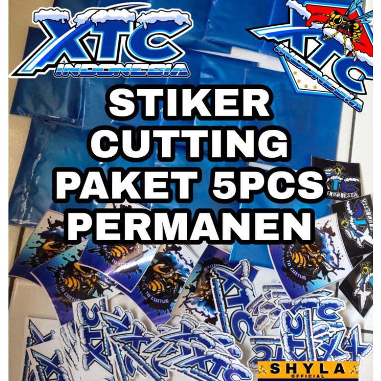 

Stiker lima / 5pcs xtc indonesia permanen anti air
