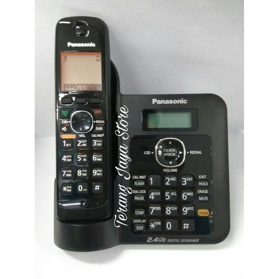 

Telepon Wireless Panasonic KX-TG3811 (Hitam) Telepon Rumah