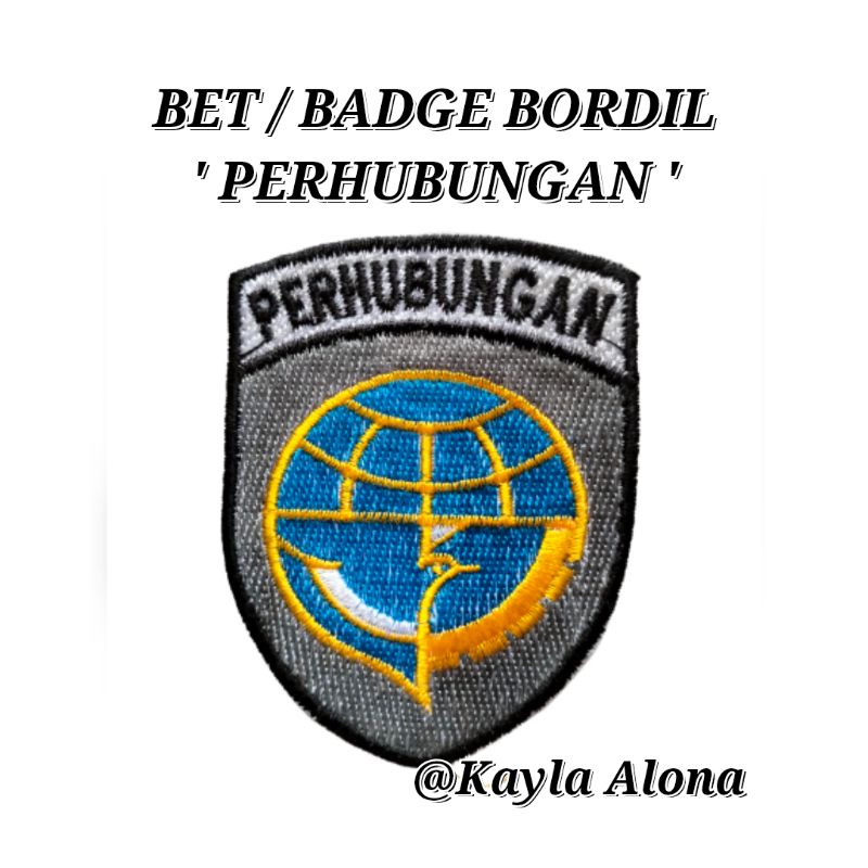 BET/BADGE BORDIL ' PERHUBUNGAN '