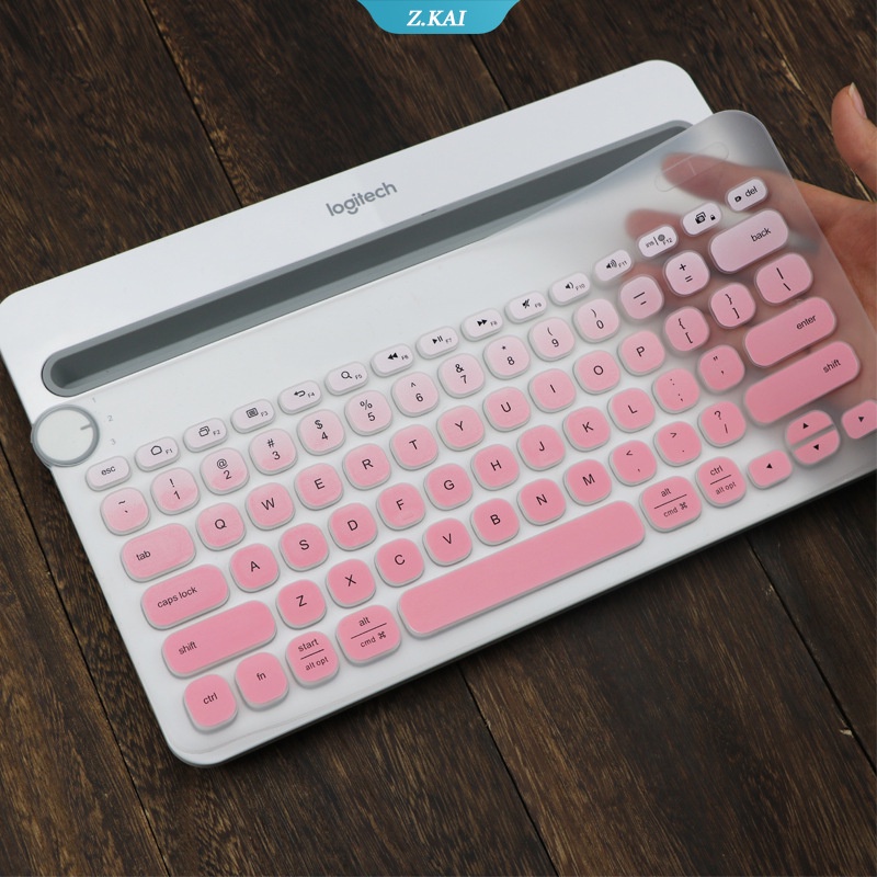 Film Pelindung Keyboard Logitech K480 Bahan Silikon Tahan Air Dan Debu Dapat Dicuci