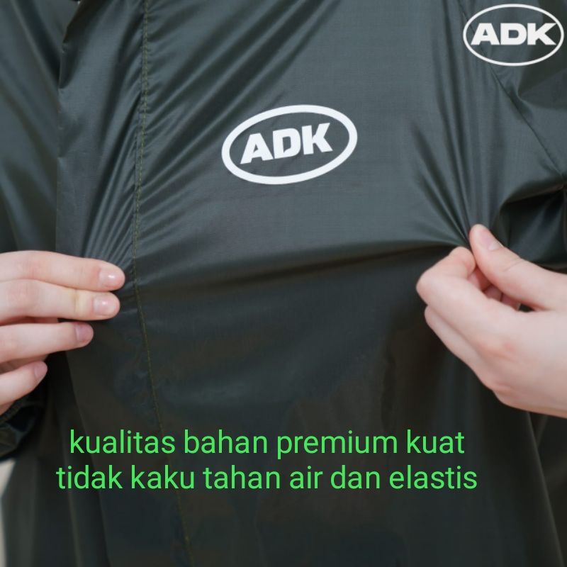 JAS HUJAN RAINCOAT MANTOL BY ADK setelan jaket celana untuk pria dan wanita murah bahan parasit balon/pentil berkialitas