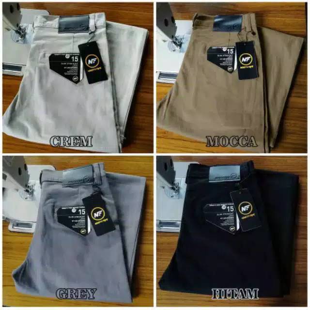 BIG SALEE!! Celana Chino Pria Bahan Adem Nyaman Katun Strecth/Melar