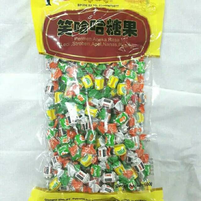 

Permen Aneka Rasa Buah 500g / Assorted Fruit Candy 500mg / Permen Rasa Buah 500g