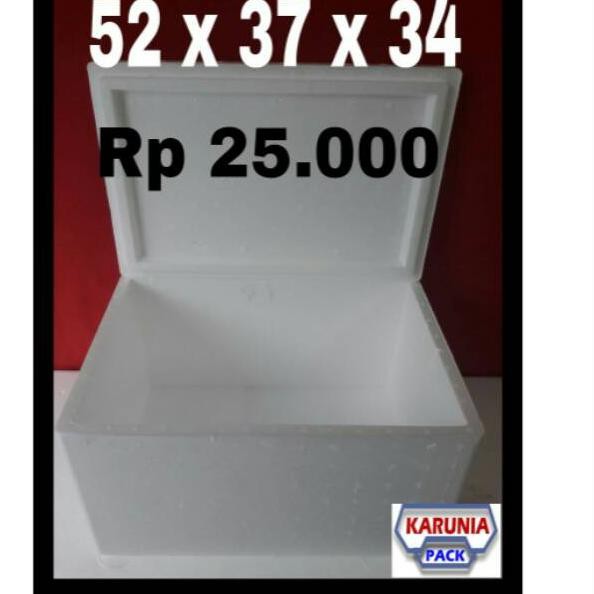 BIG SALE [ TERMURAH ] Box sterofoam 52×37×34 | Box styrofoam GG