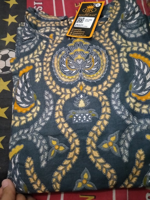 Benang Raja Atasan Batik Wanita Lengan Panjang Ukuran M L Xl