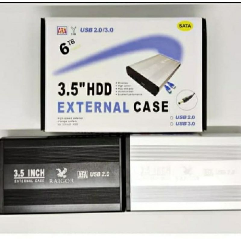 EXTERNAL CASE HDD 3.5&quot; SATA / CASING HARDDISK 3.5 INCH / HDD